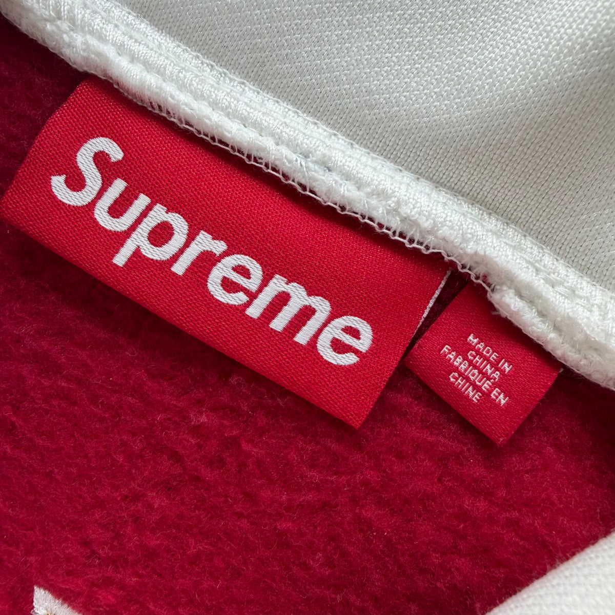 M Supreme Football Zipup Red White