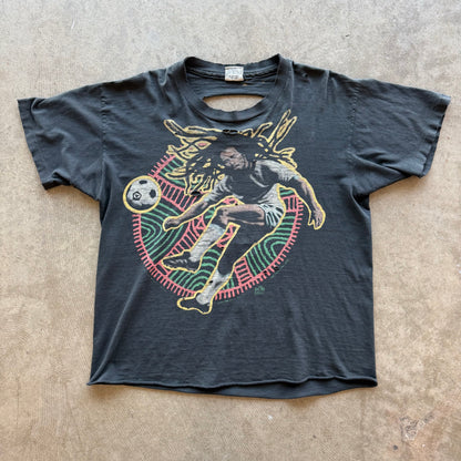 L Thrashed Bob Marley Liquid Blue Tee