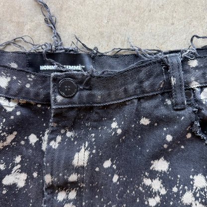 40x32 Homme Femme Bleached Jeans