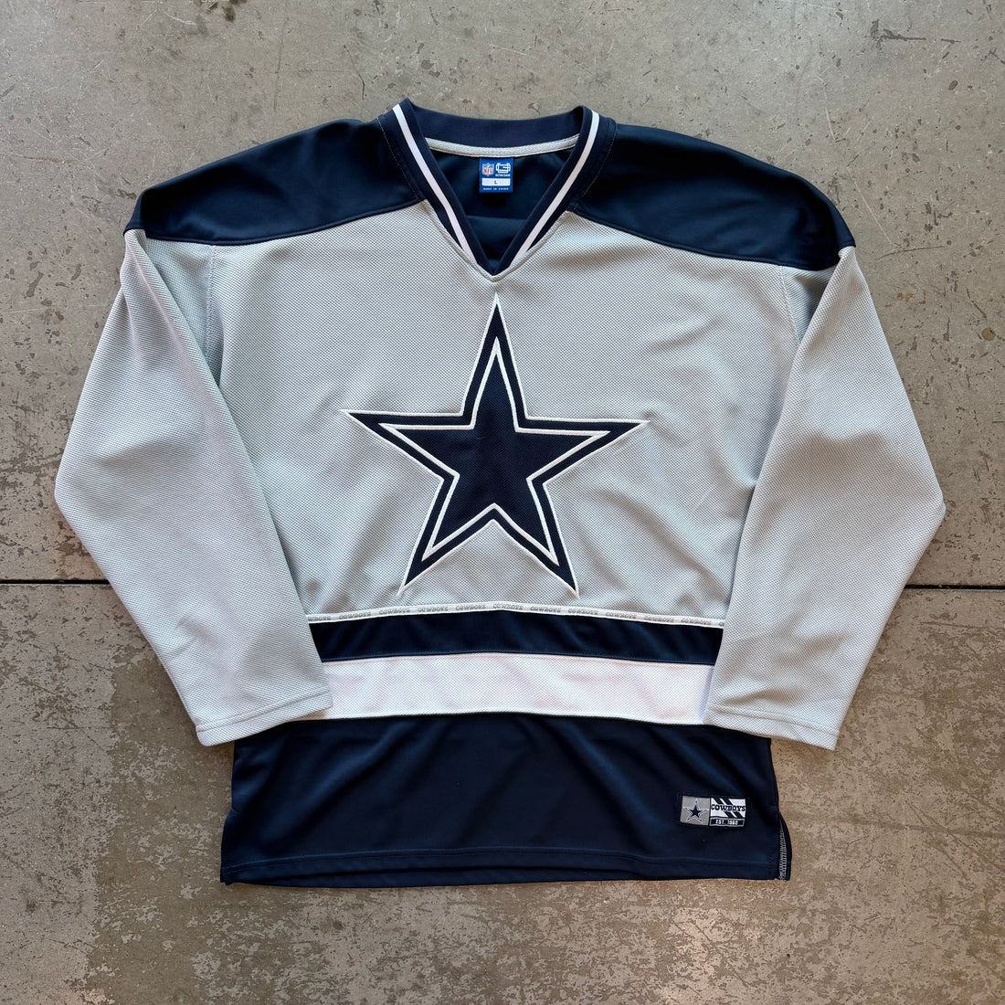 L 00s Cowboys Hockey Jersey