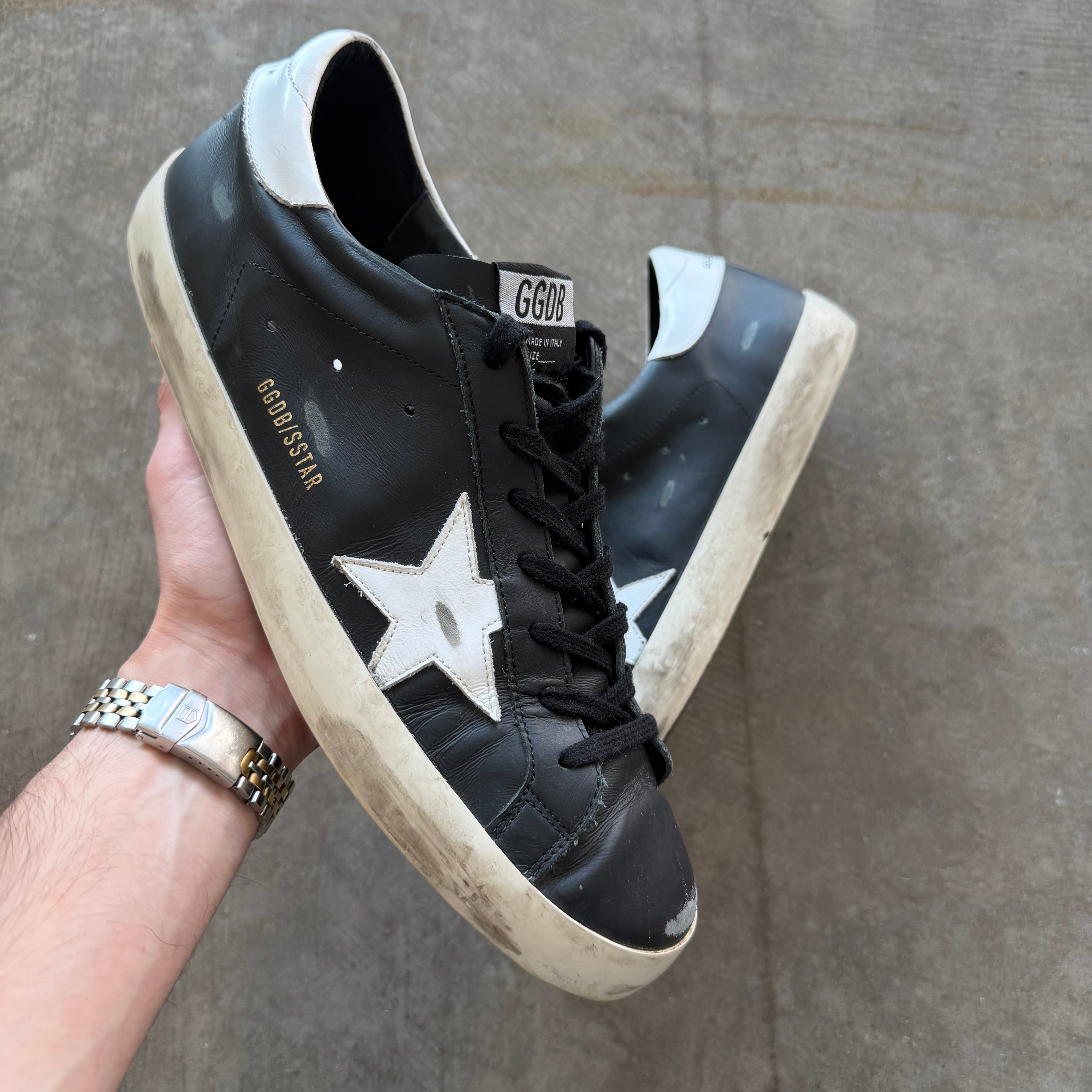 13 Golden Goose Ballstar Black White