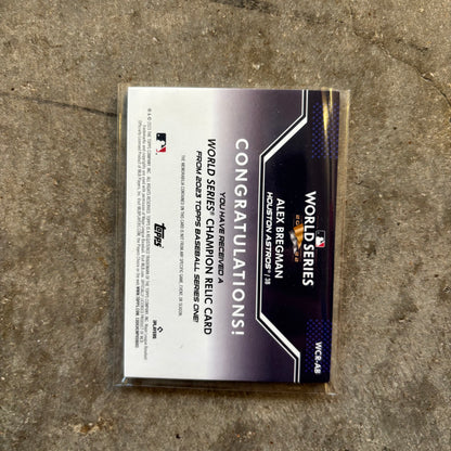 Alex Bregman Topps Series 1 Patch 1/25