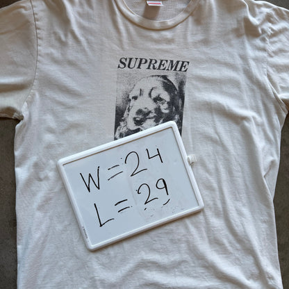 XL White Supreme Dog Tee