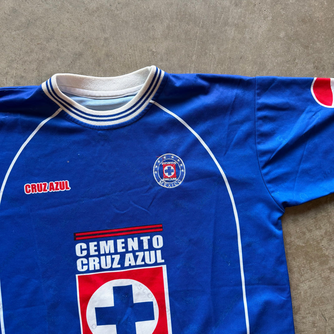 XL Cruz Azulejo Mexico Soccer Jersey