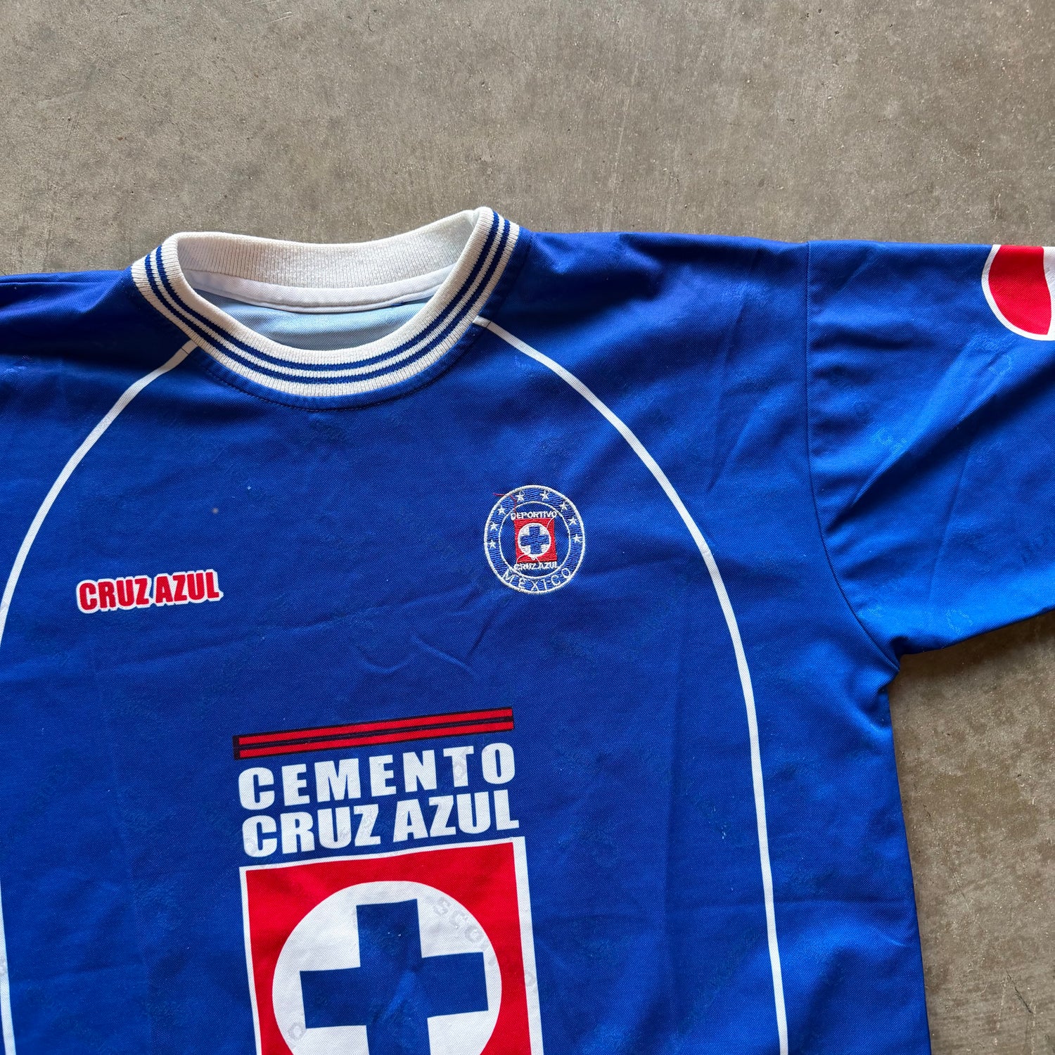 XL Cruz Azulejo Mexico Soccer Jersey