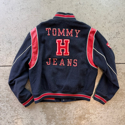XL 00s Tommy Hilfiger Studded Bomber