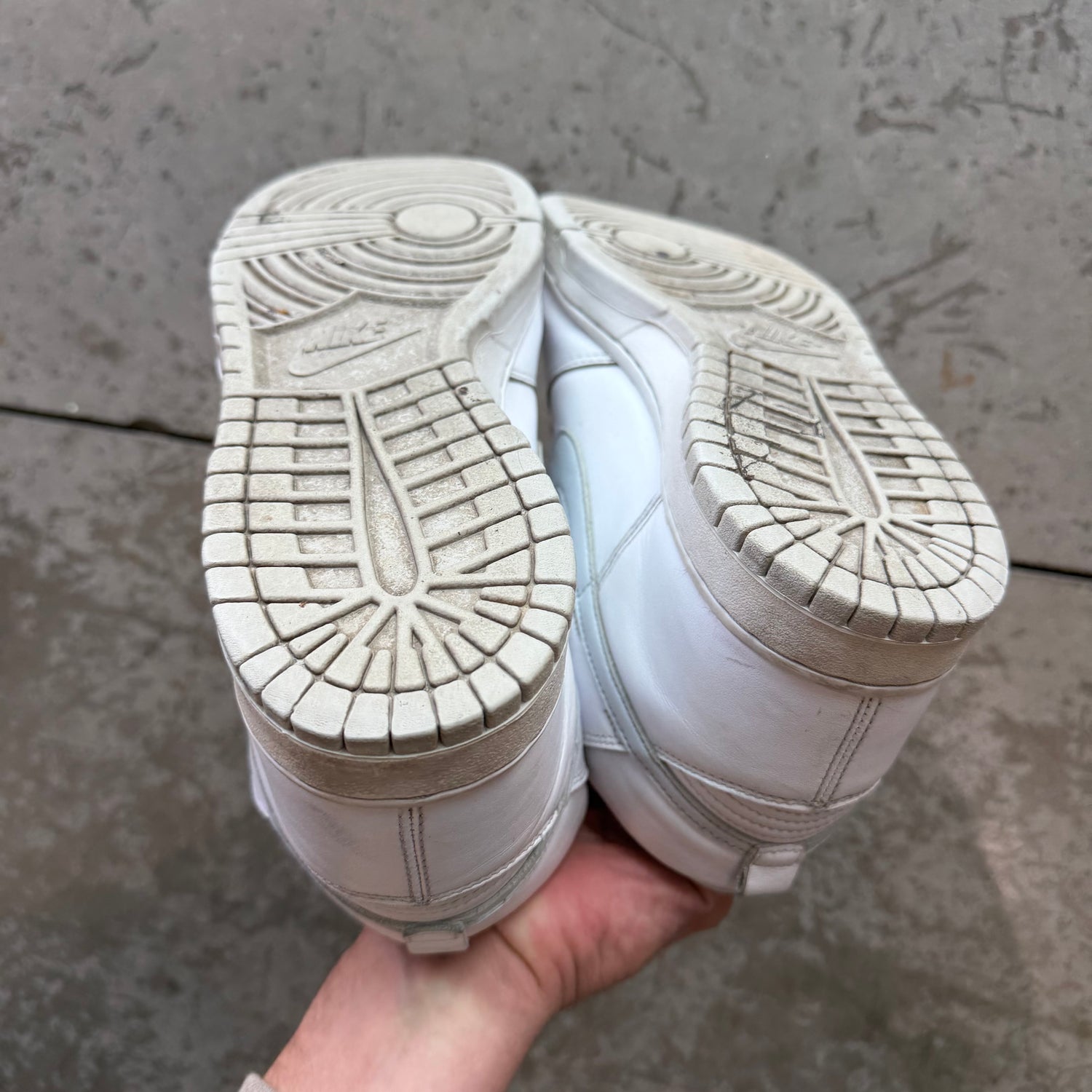 11 Used Nike Dunk High Natural Grey