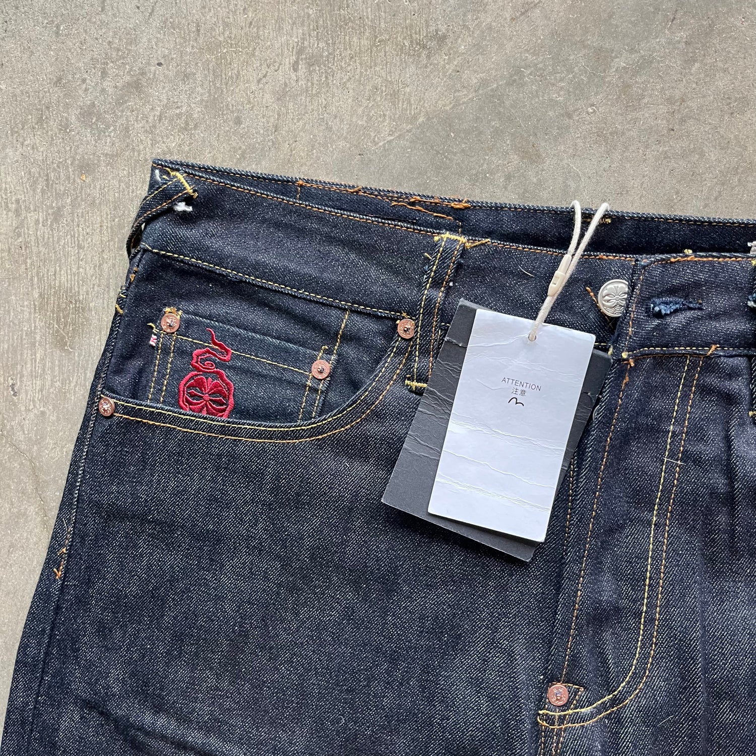 36x31 Brand New Dragon Evisu Jeans