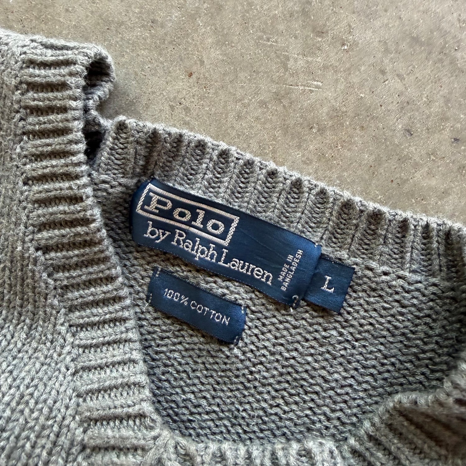 L 00s Polo Knit Sweater