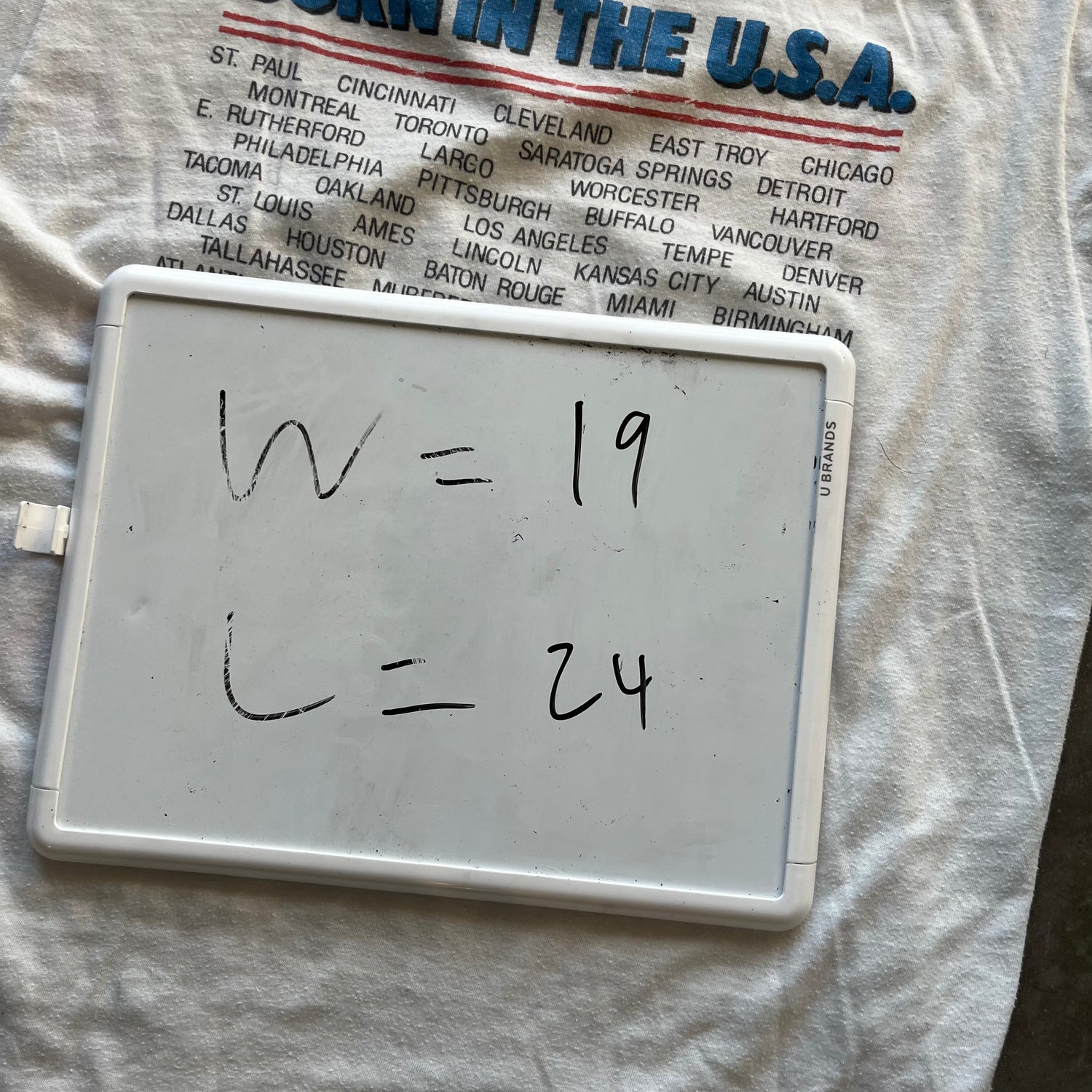 L 1984 Bruce Springsteen Ringer Tee