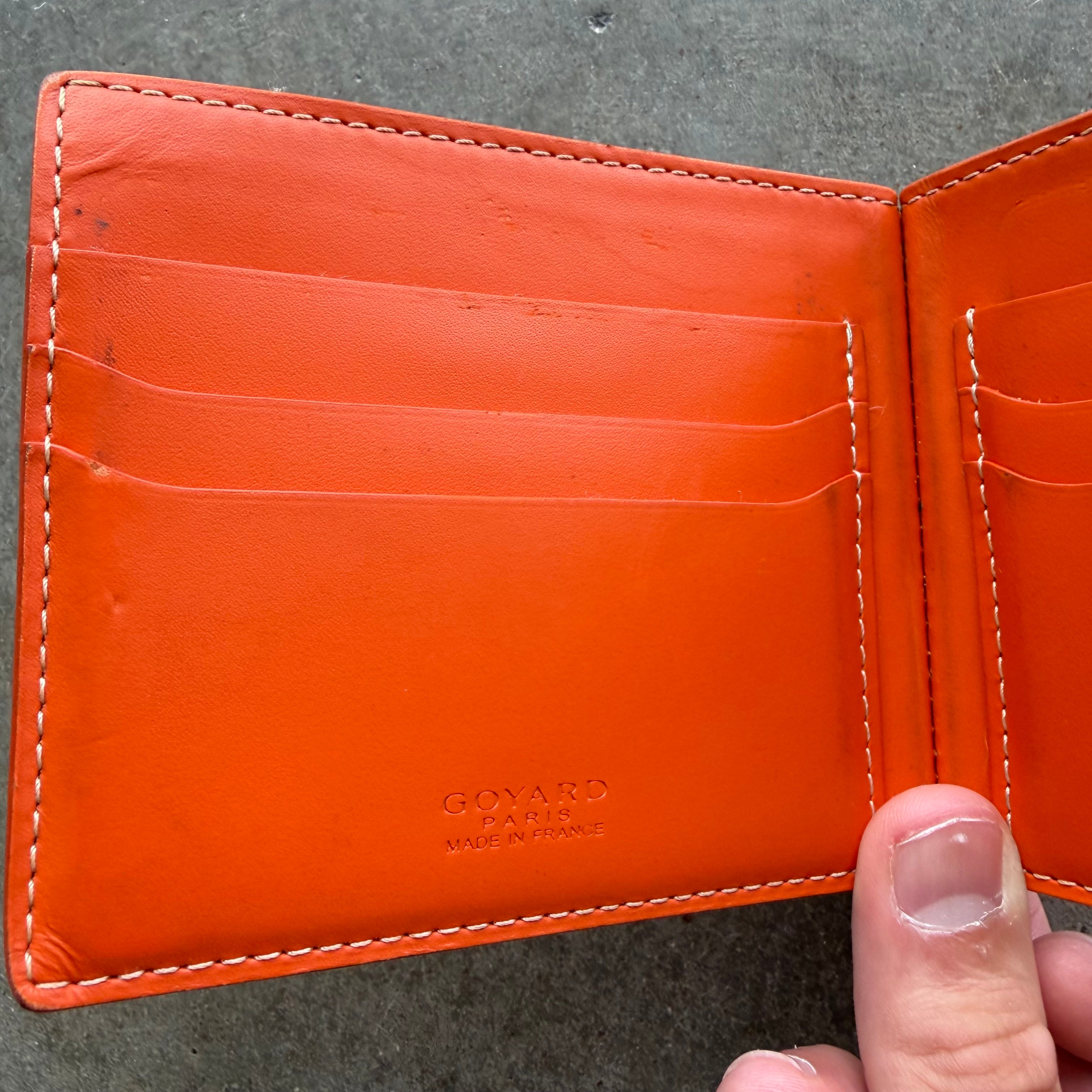 Goyard St Thomas Billfold Orange