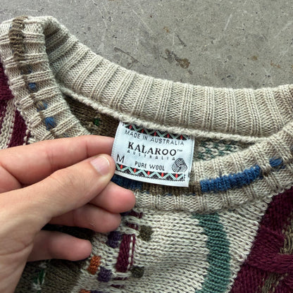 M 90s Kalaroo 3d Knit Sweater