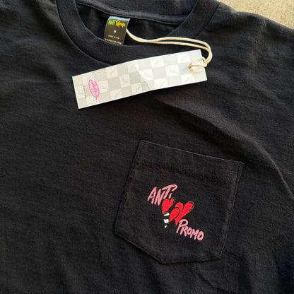 M Matty Boy Anti Promo Lips Tee Black