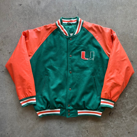 L 00s Miami Varsity Jacket