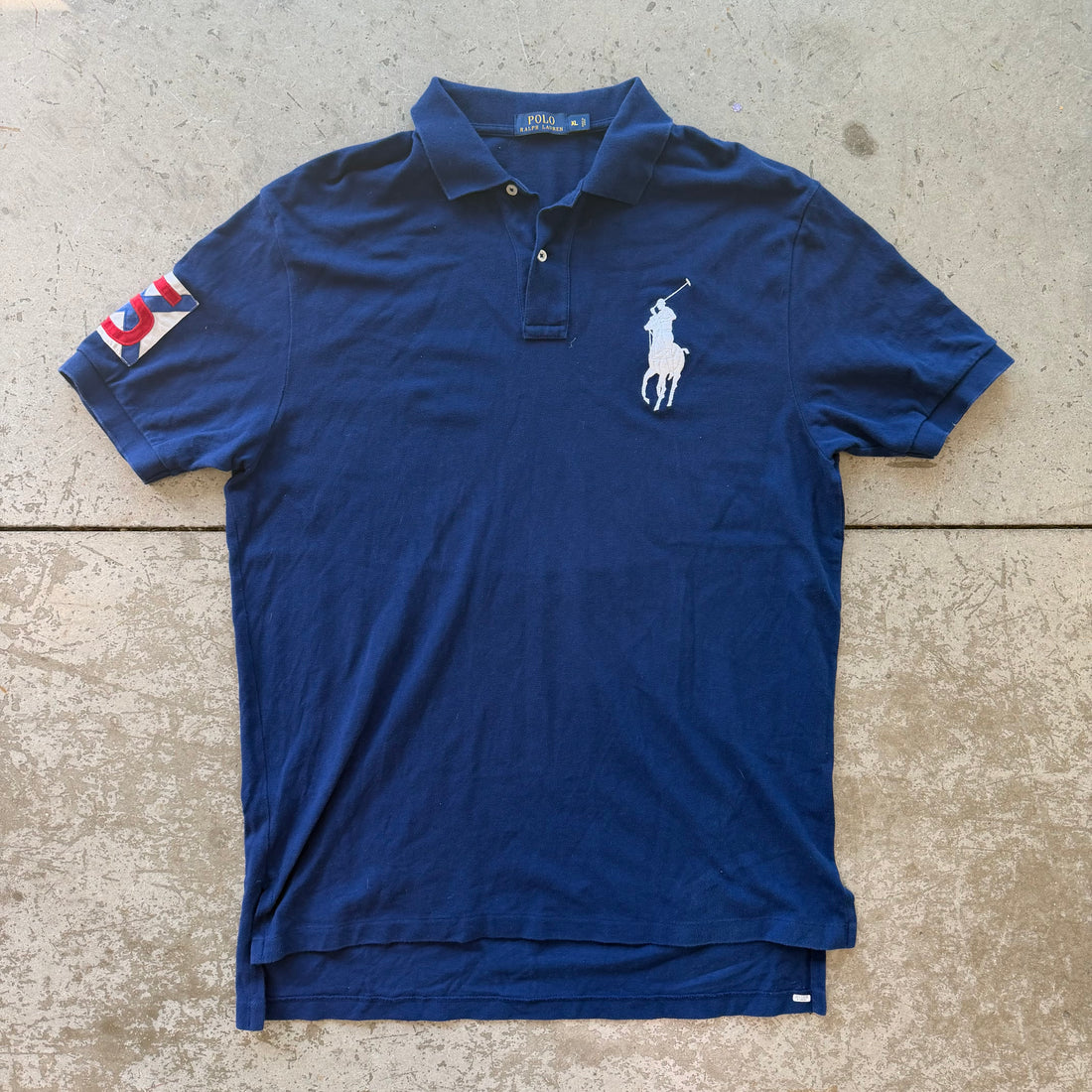 XL Navy Big Horse Polo