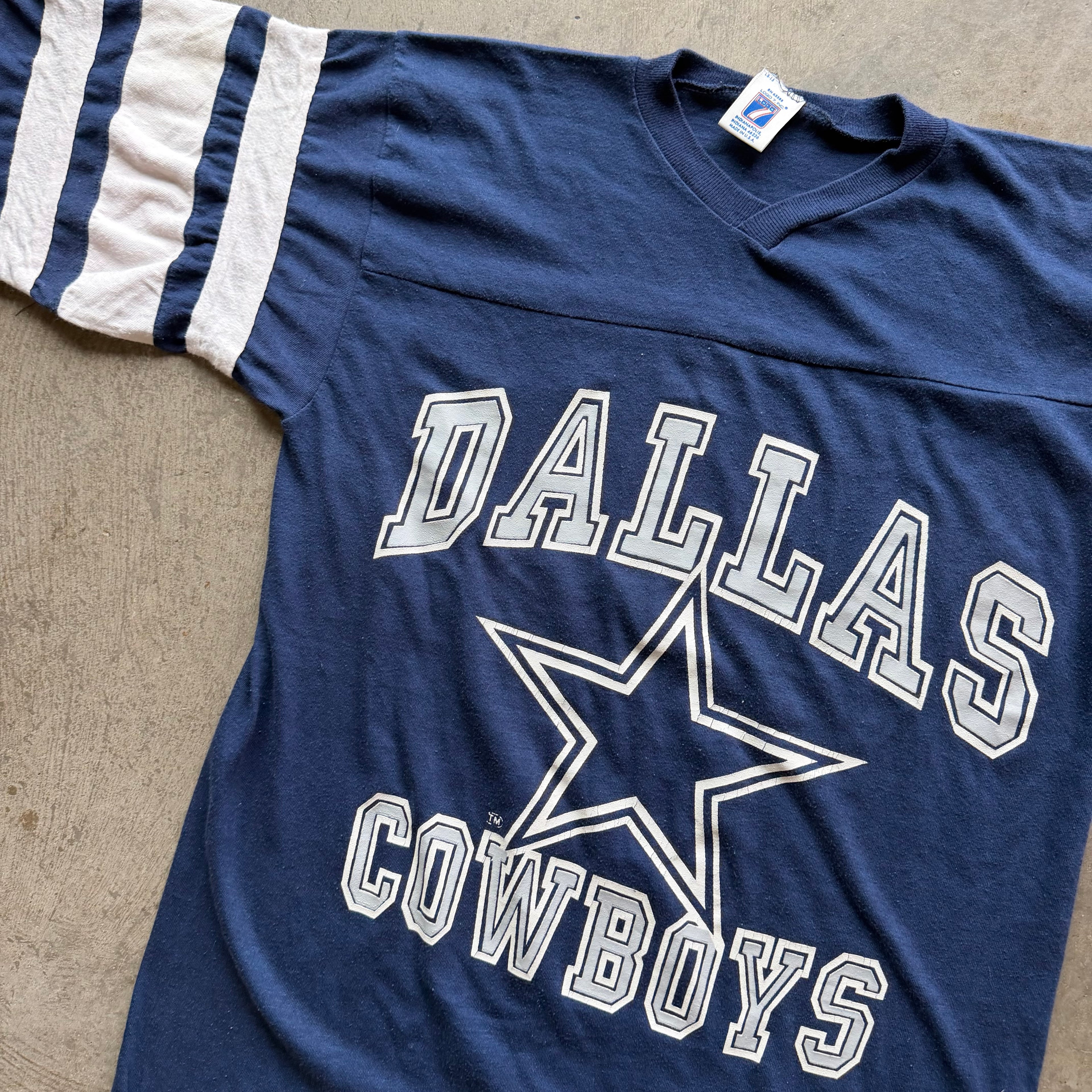 M 90s Cowboys Double Sleeve Tee