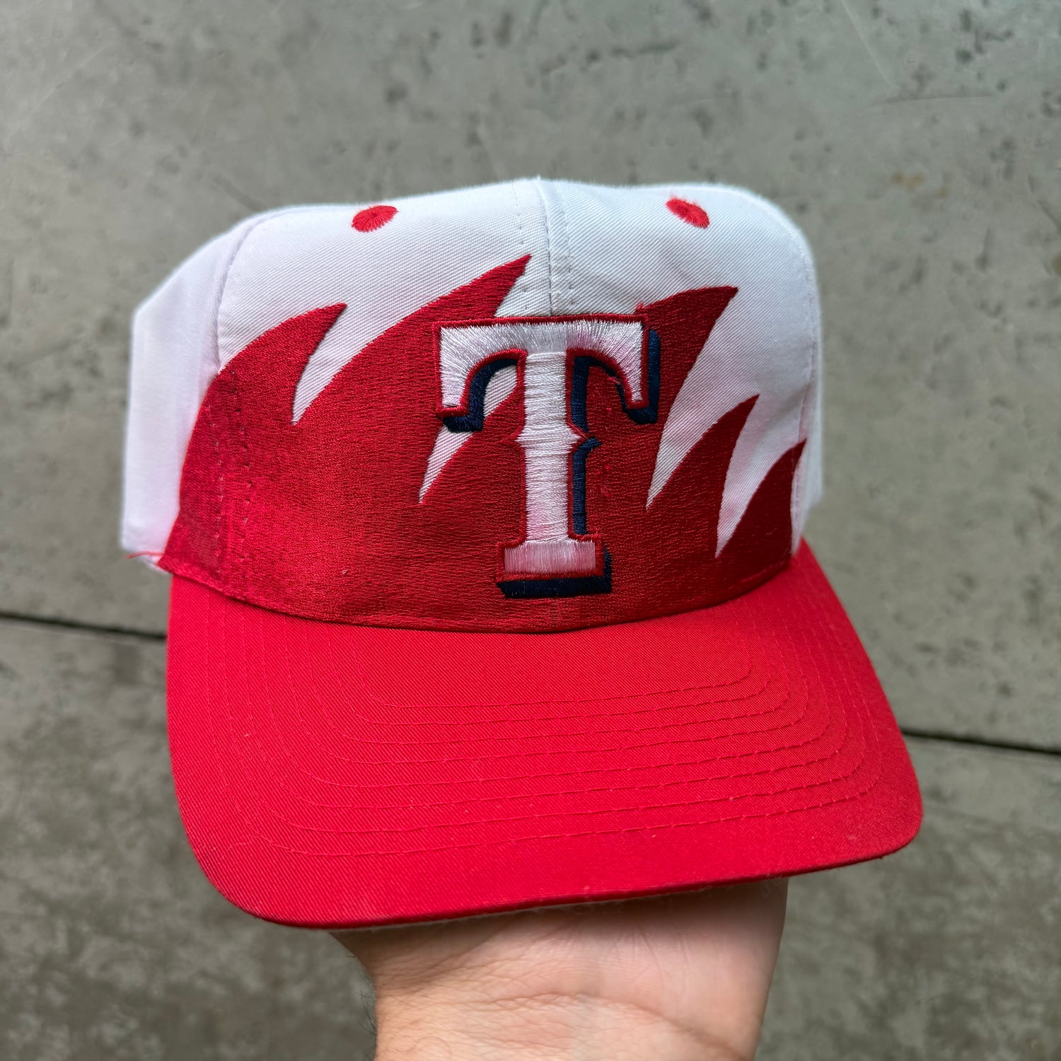 90s Texas Rangers Sharktooth SnapBack