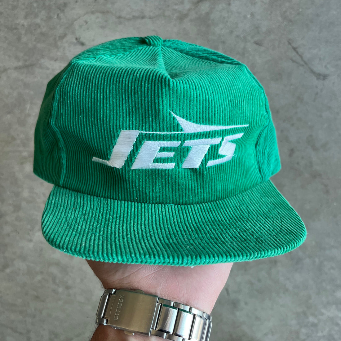 90s Corduroy Jets Snapback