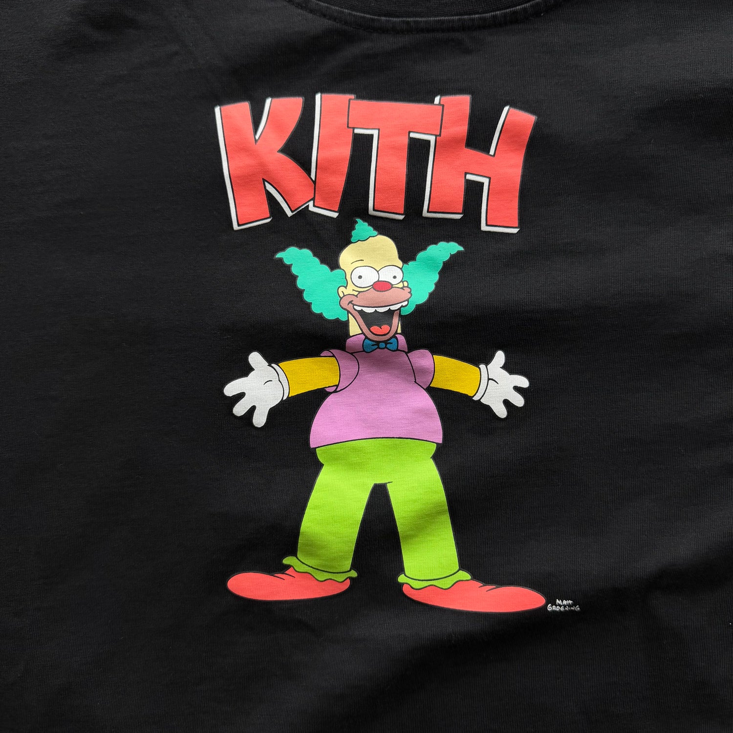 L Kith Simpsons Krusty the Clown Tee Black