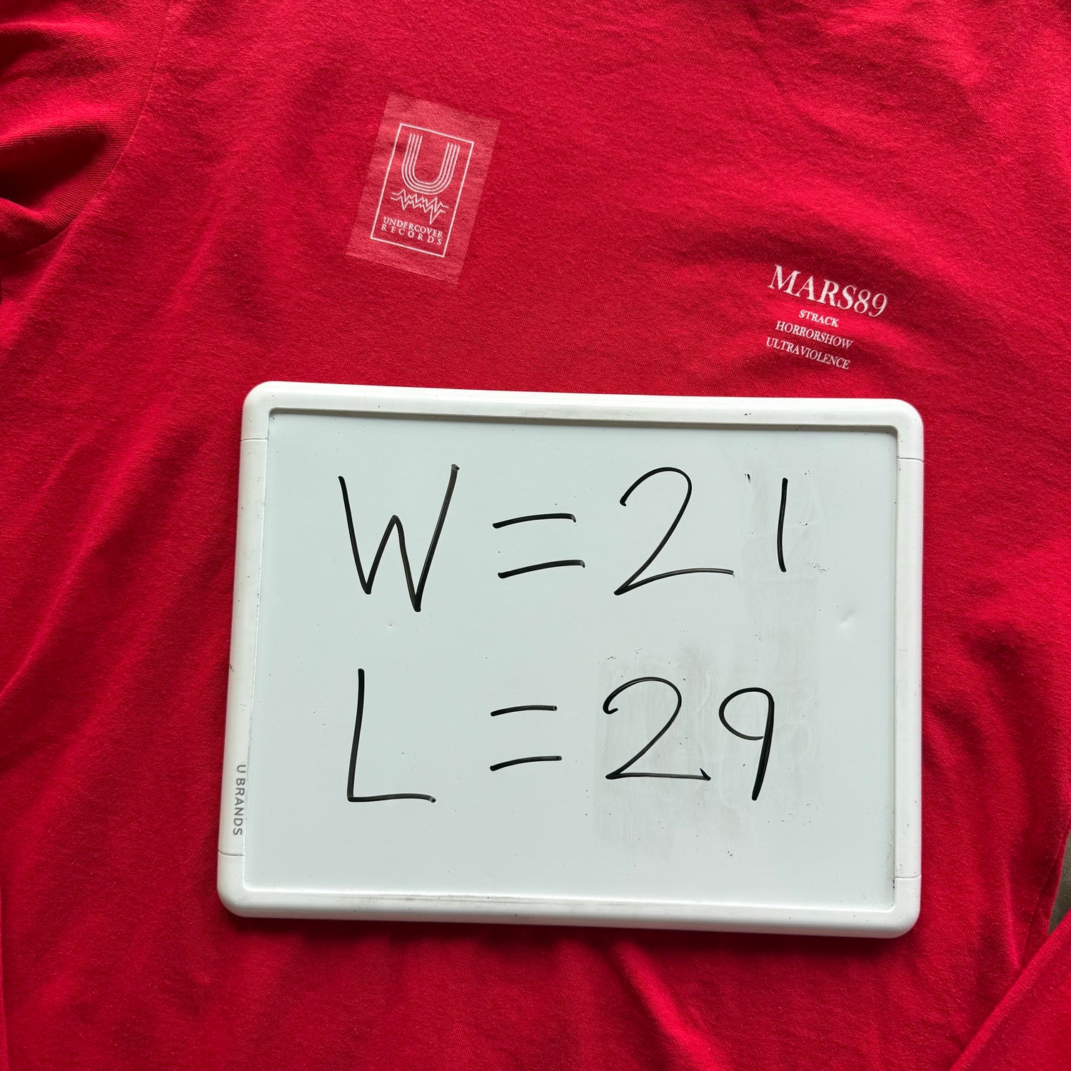L Undercover Records L/S Red