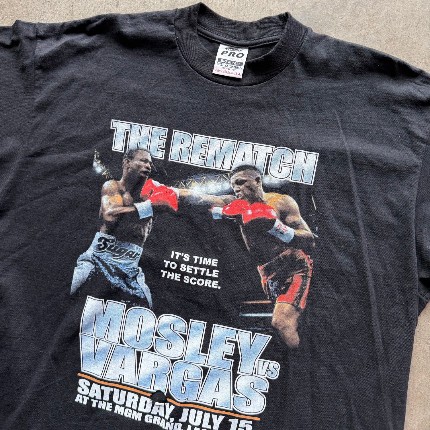 XXL 00s Mosley Vargas Boxing Tee