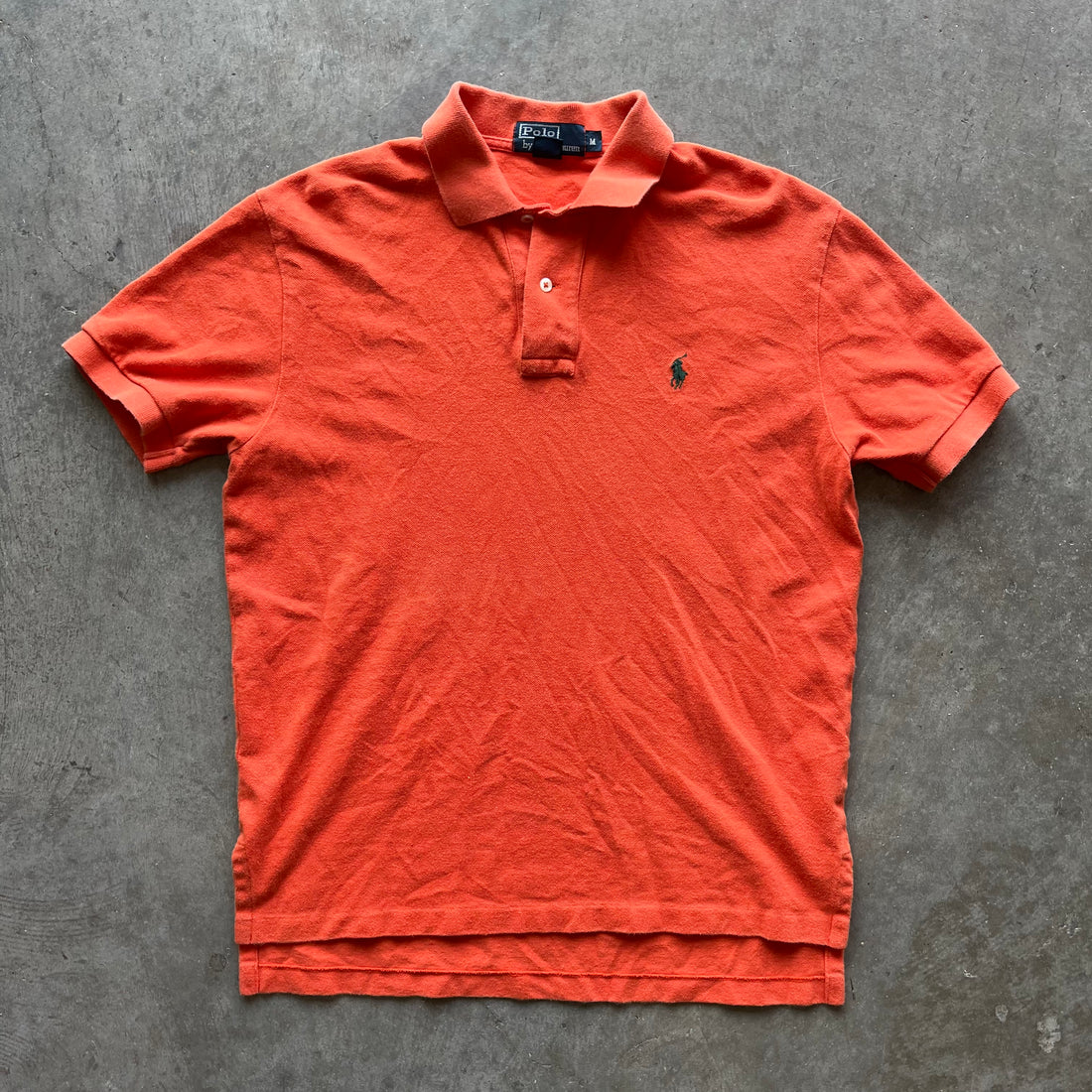 M Orange/Green Polo