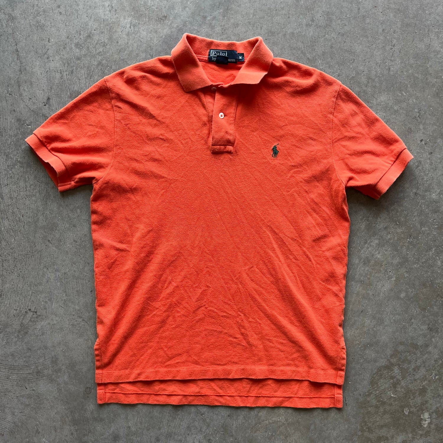 M Orange/Green Polo