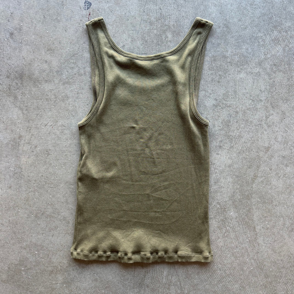 M Celine Olive Tank Top
