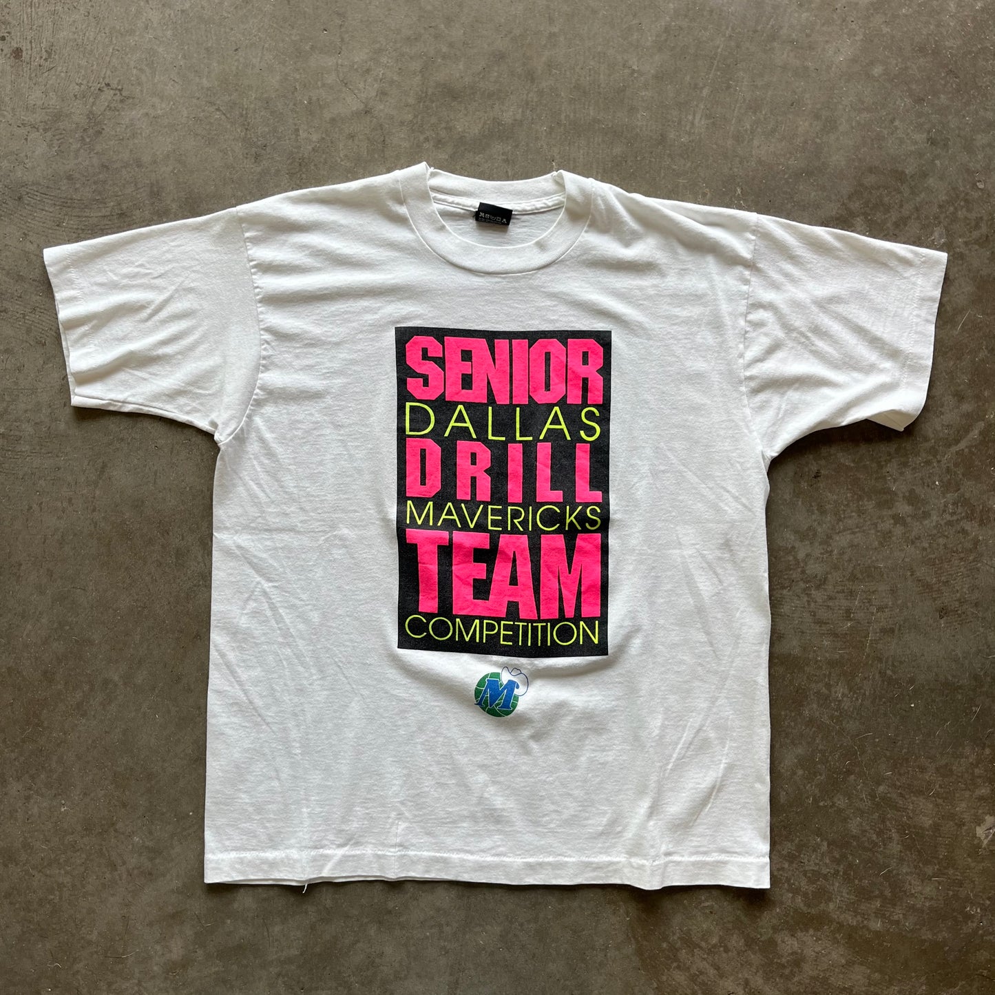 XL 90s Dallas Mavericks Drill Team Tee
