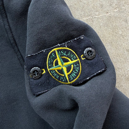 L Stone Island Black Patch Hoodie