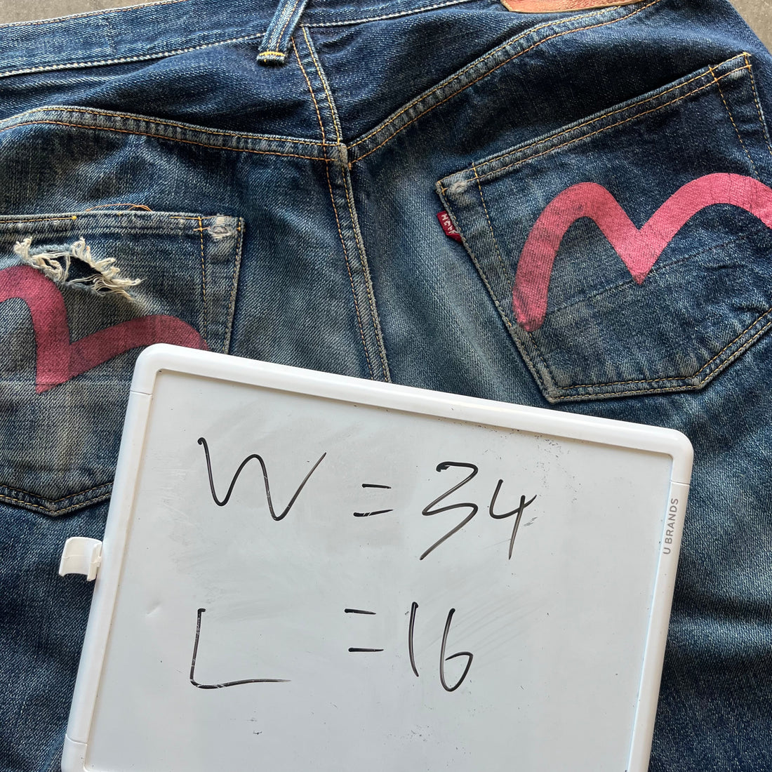 34w 00s Evisu Shorts