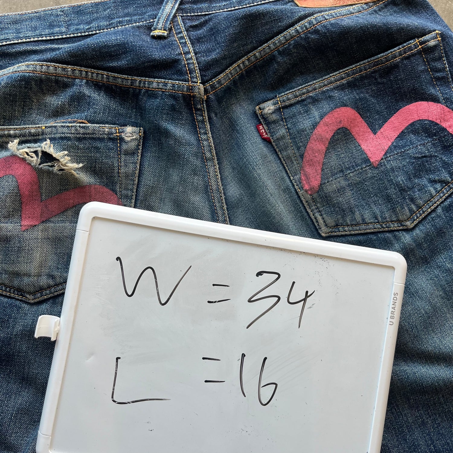 34w 00s Evisu Shorts