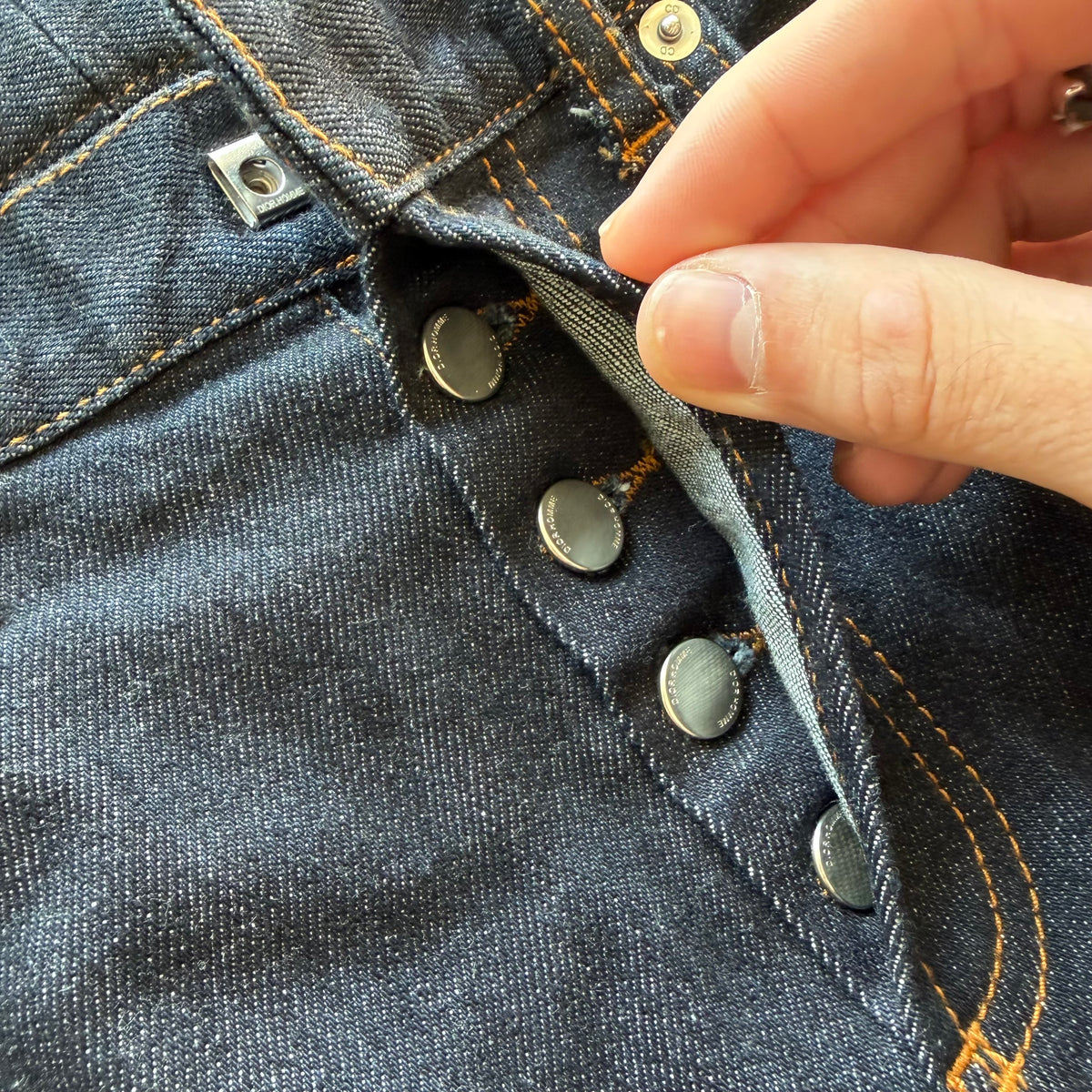 30x27 Dior Zipper Denim