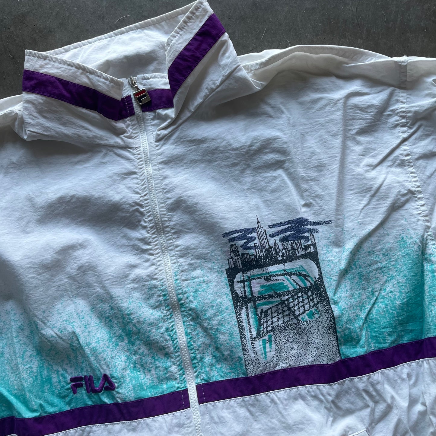 XL 90s Fila Windbreaker