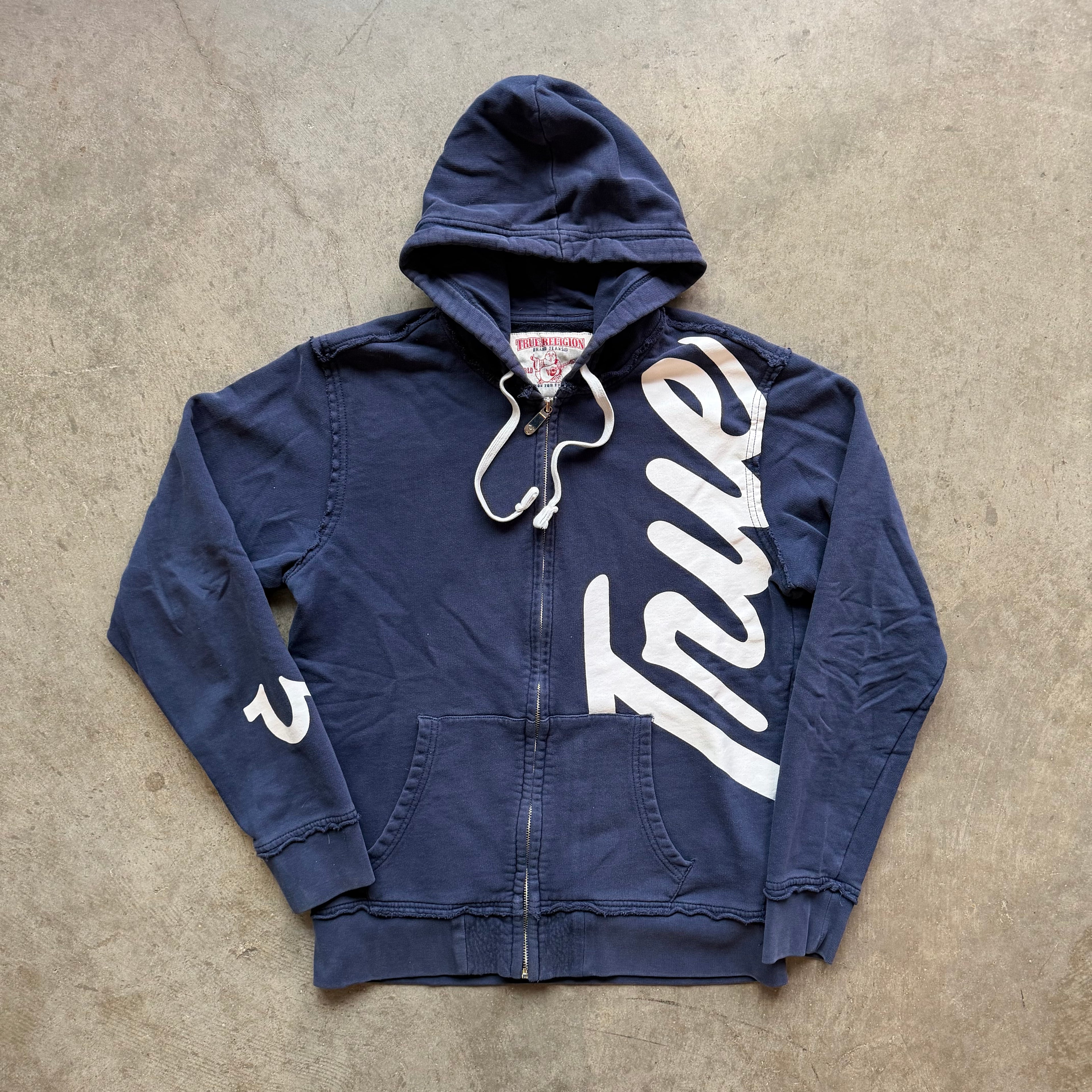 M True Religion Full Zip Hoodie