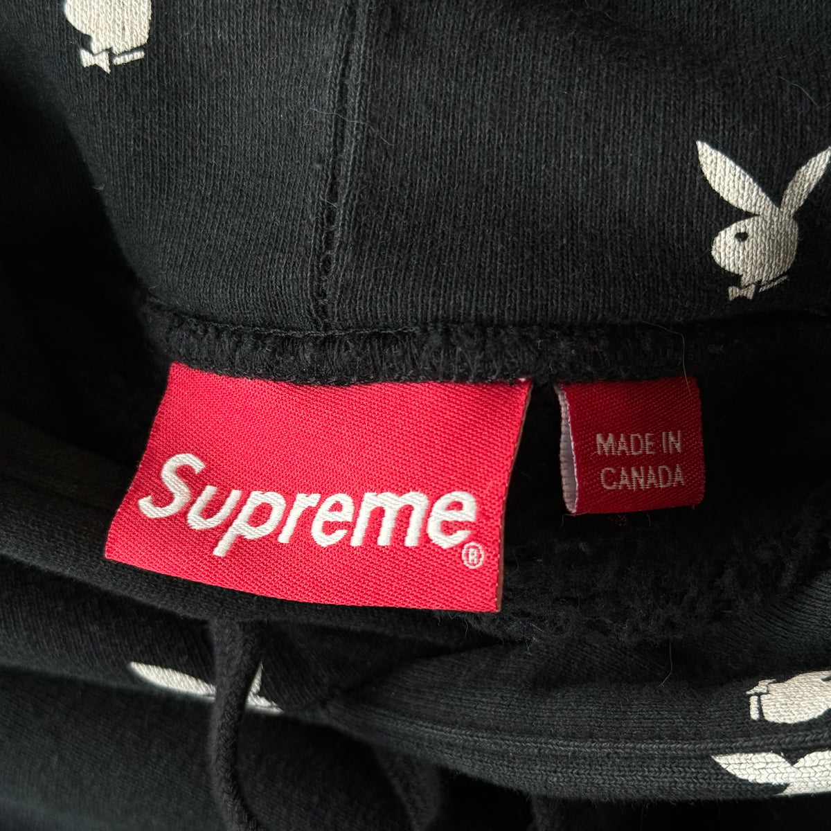 M Supreme Playboy AOP Hoodie Black
