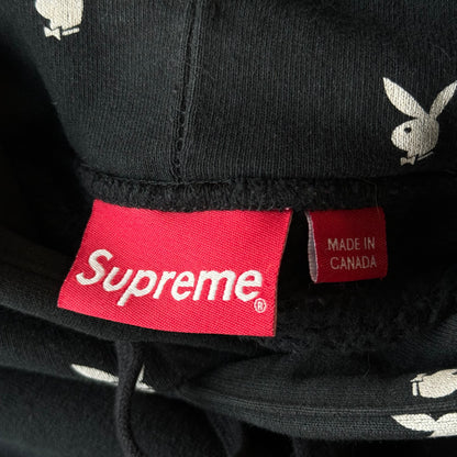 M Supreme Playboy AOP Hoodie Black