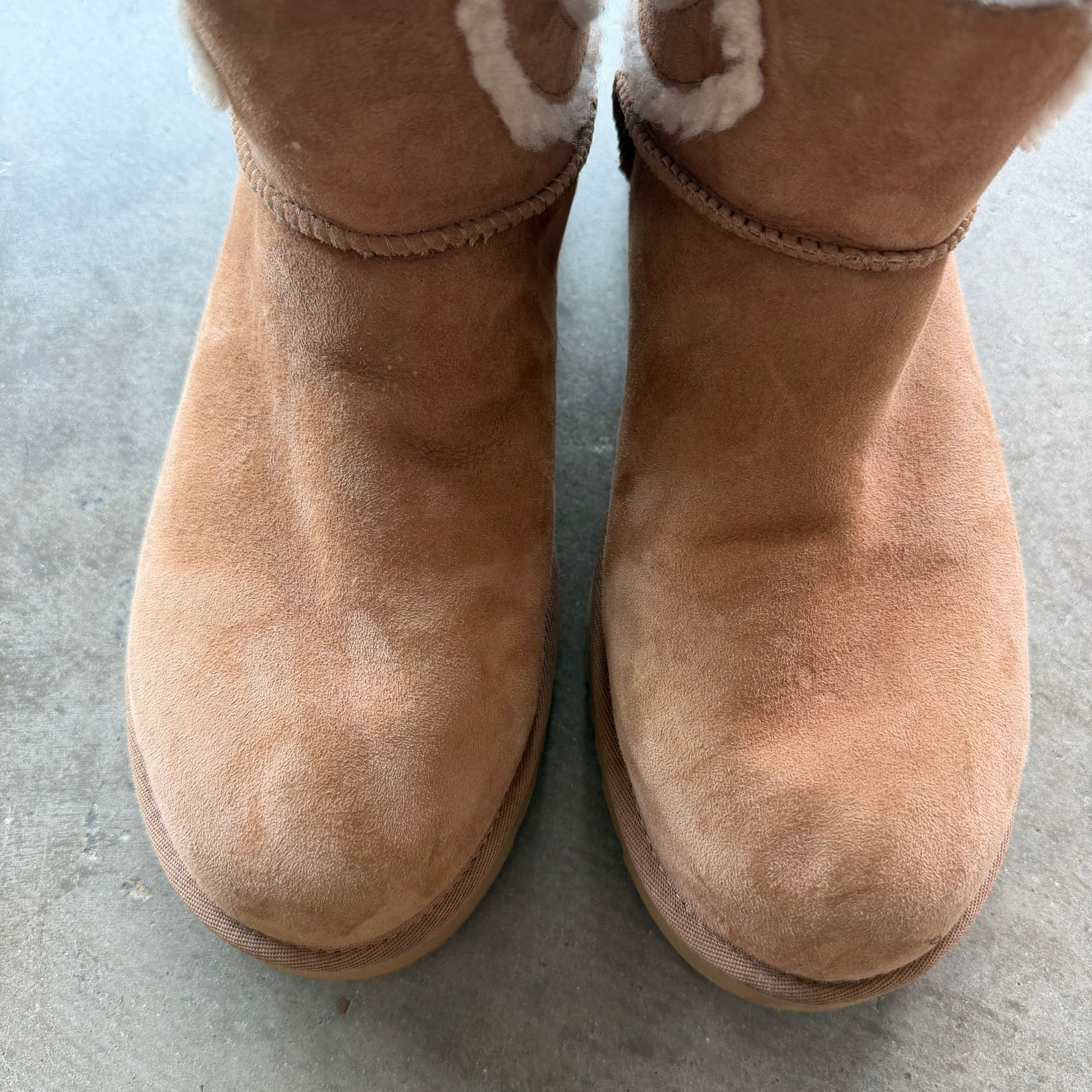 13 Ugg x Telfar Logo Mini Chestnut Boots