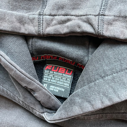 XL Y2K Black Fubu Hoodie