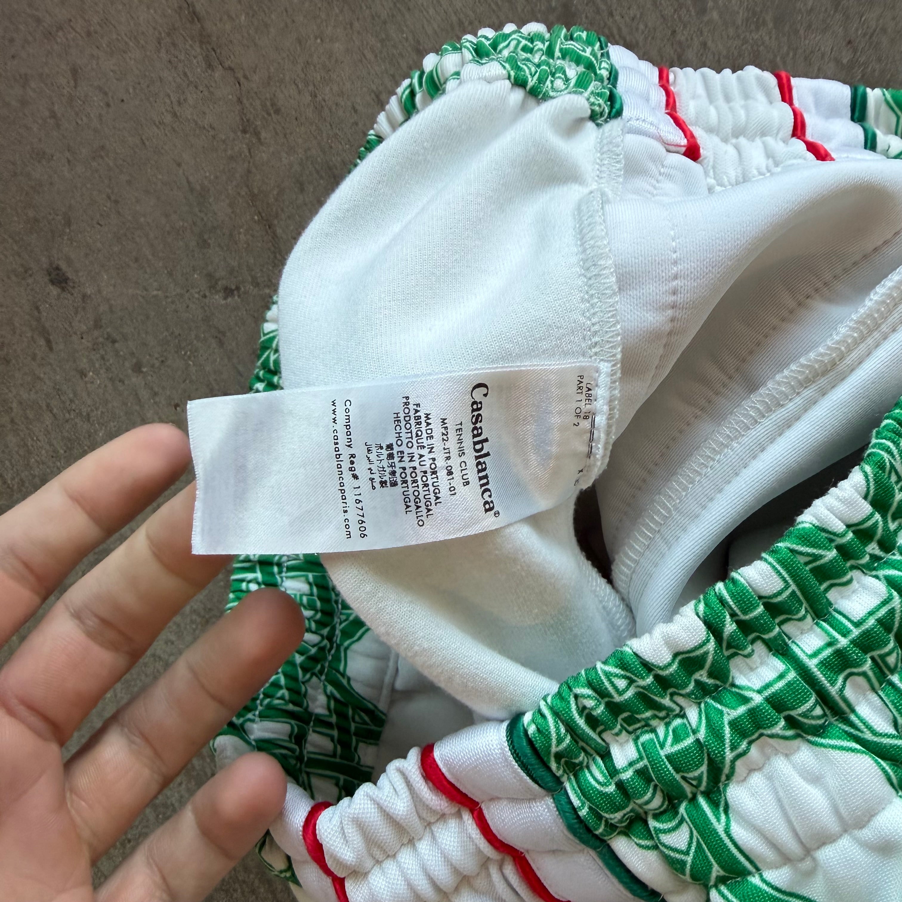 S Casablanca Monogram Print Sweatpants