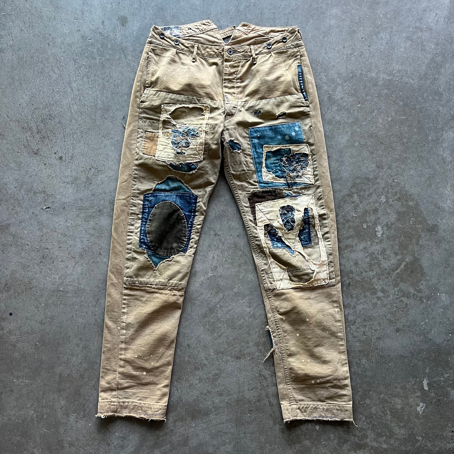 32x32 Kapital Buckle Back Pants