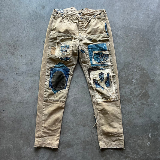 32x32 Kapital Buckle Back Pants