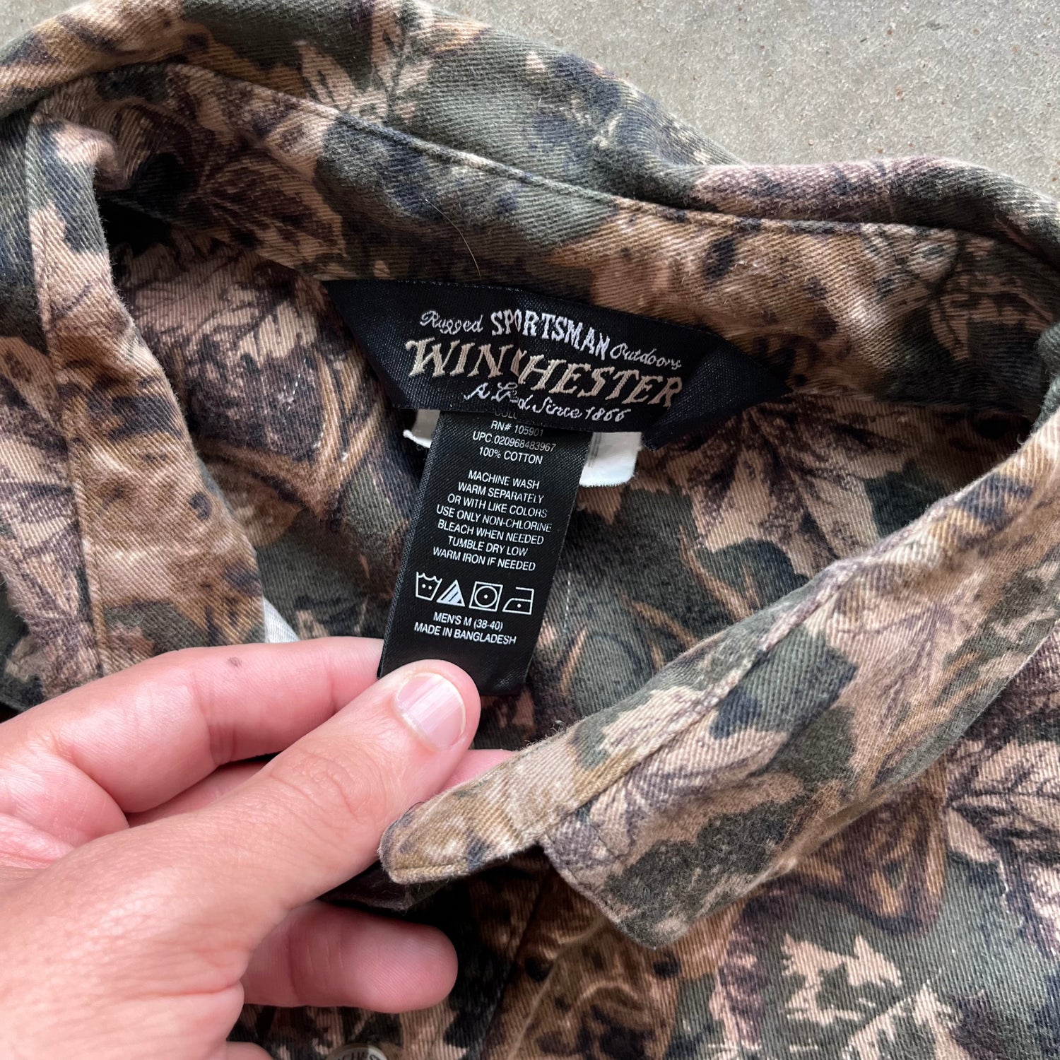 L 00s Deer Camo Jacket
