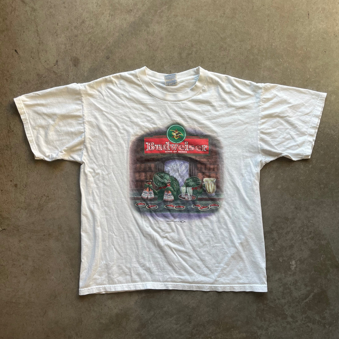 XL 98 Budweiser Lizard Tee