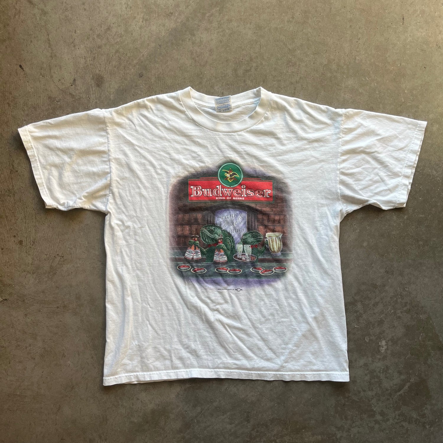 XL 98 Budweiser Lizard Tee