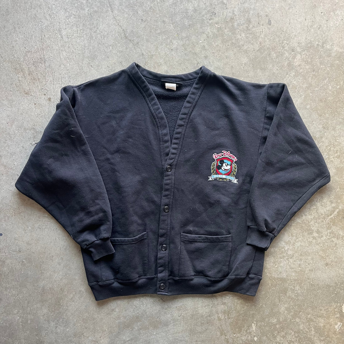XL 90s Mickey Mouse Cardigan