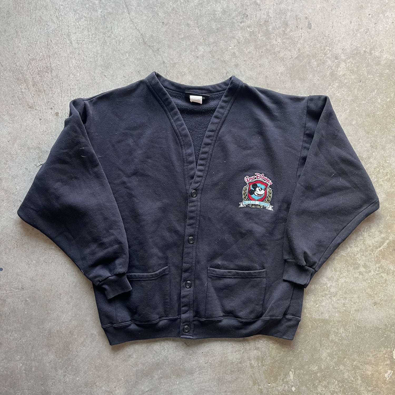 XL 90s Mickey Mouse Cardigan