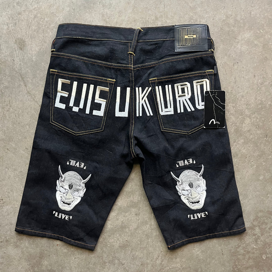 32w Brand New Evisu Kuro Shorts