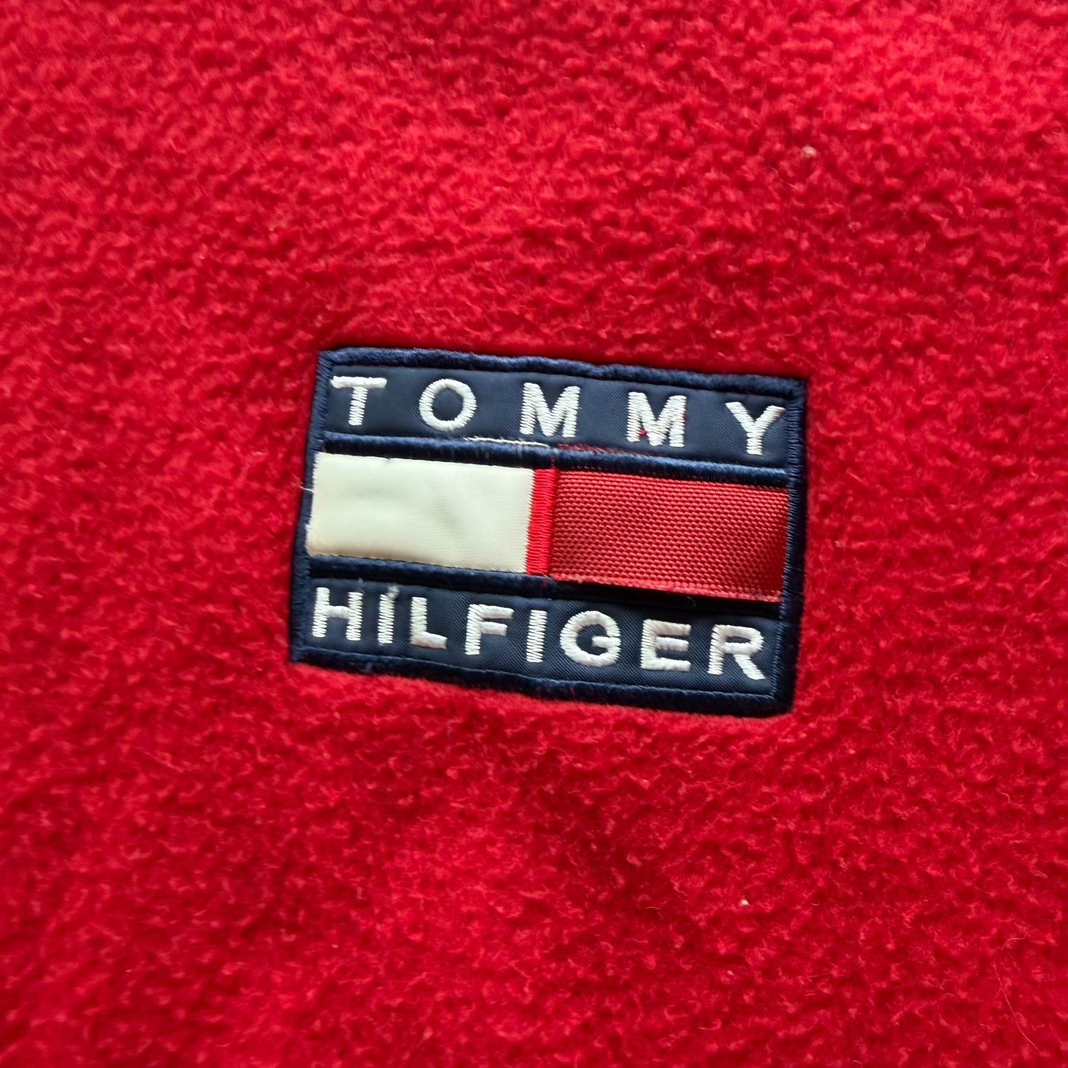 XL 90s Tommy Hilfiger Fleece Quarter Zip