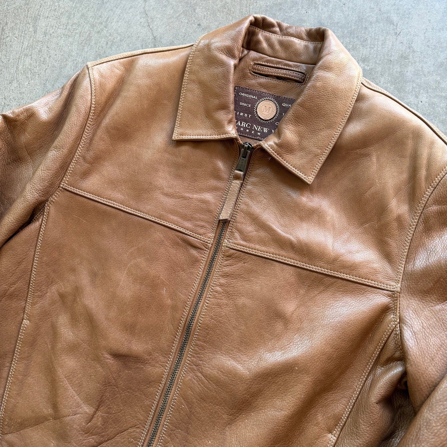 L 00s Marc New York Leather Jacket